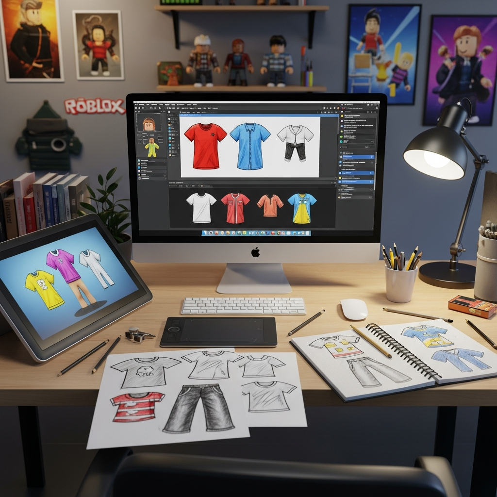 Як створити свій одяг у Roblox: від ідеї до продажу